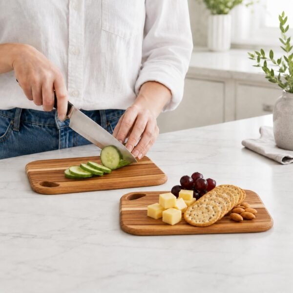 Small Teak Wood Cutting Board