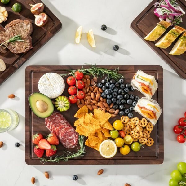 Walnut End Grain Cutting Board Set