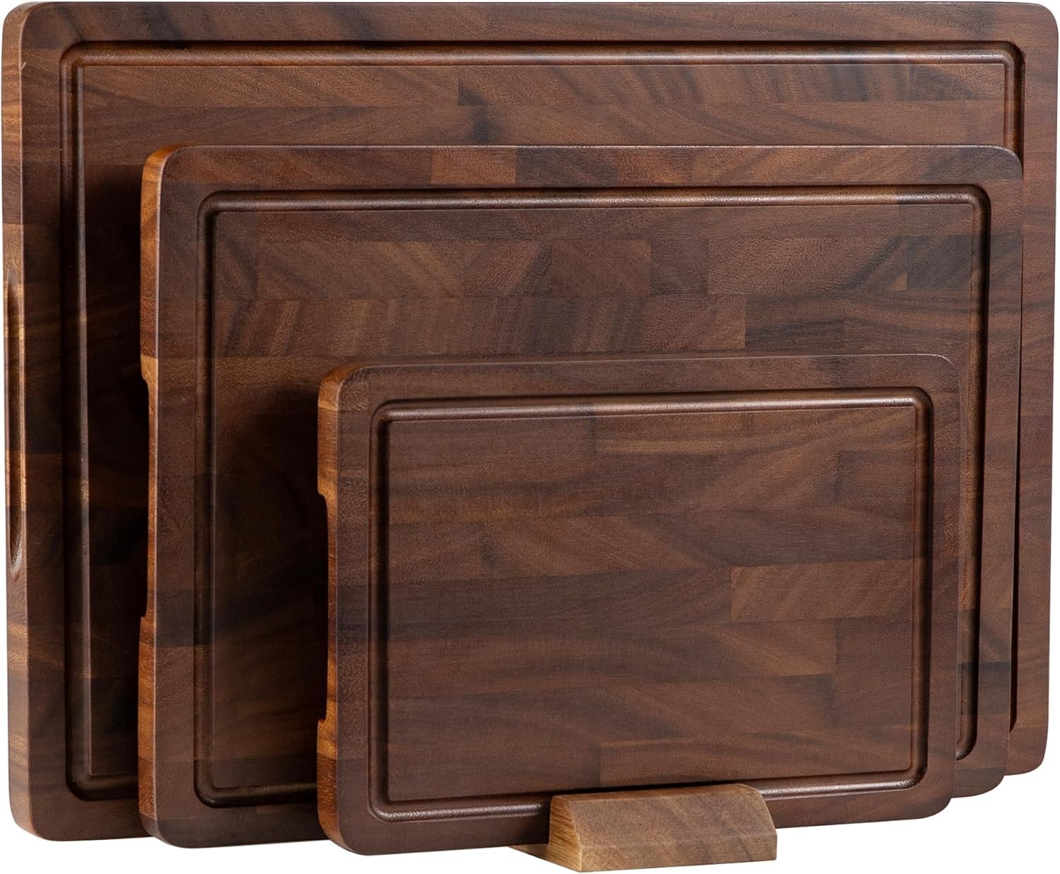 Walnut End Grain Cutting Board Set - Image 2
